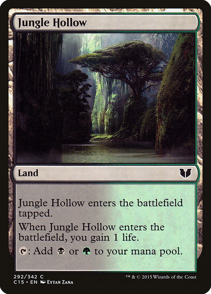 Jungle Hollow: Commander 2015