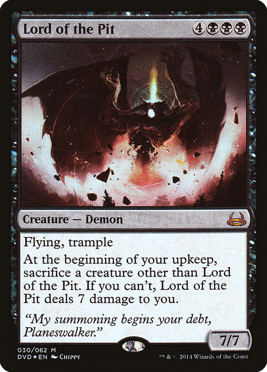 Lord of the Pit - (Foil): Duel Decks Anthology: Divine vs. Demonic