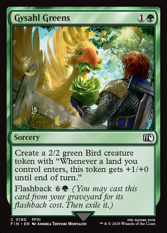 Gysahl Greens - (Foil): Final Fantasy