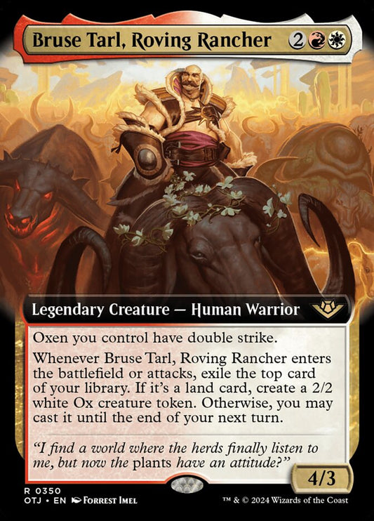 Bruse Tarl, Roving Rancher (Extended Art) - (Foil): Outlaws of Thunder Junction