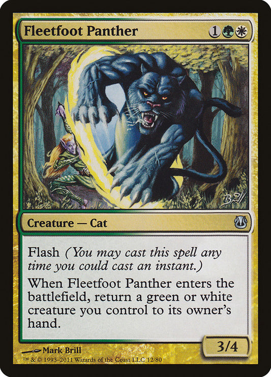 Fleetfoot Panther: Duel Decks: Ajani vs. Nicol Bolas