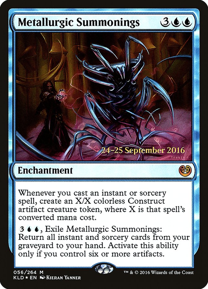 Metallurgic Summonings - (Foil): Kaladesh Promos