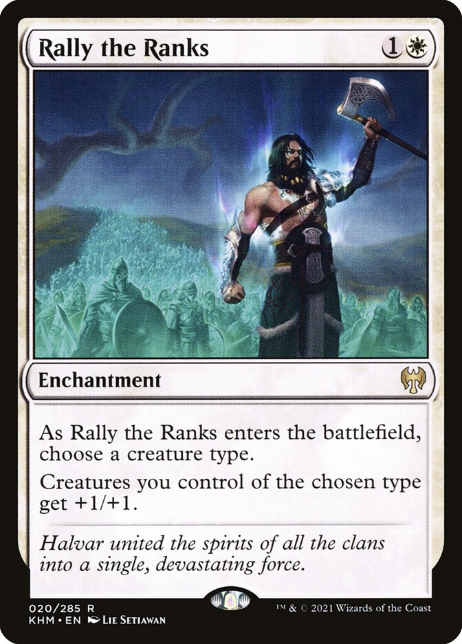 Rally the Ranks - (Foil): Kaldheim