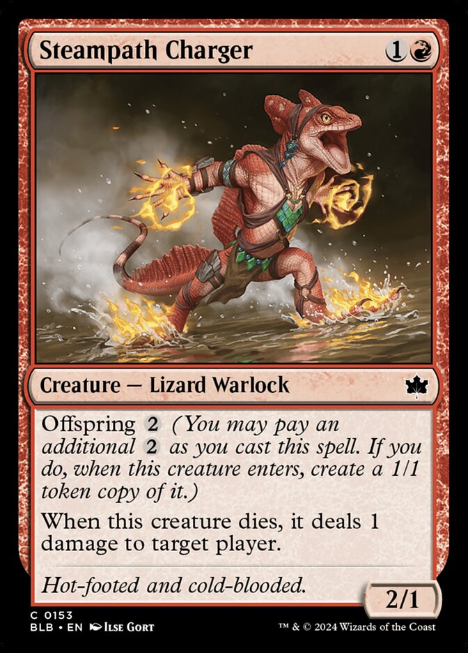 Steampath Charger - (Foil): Bloomburrow