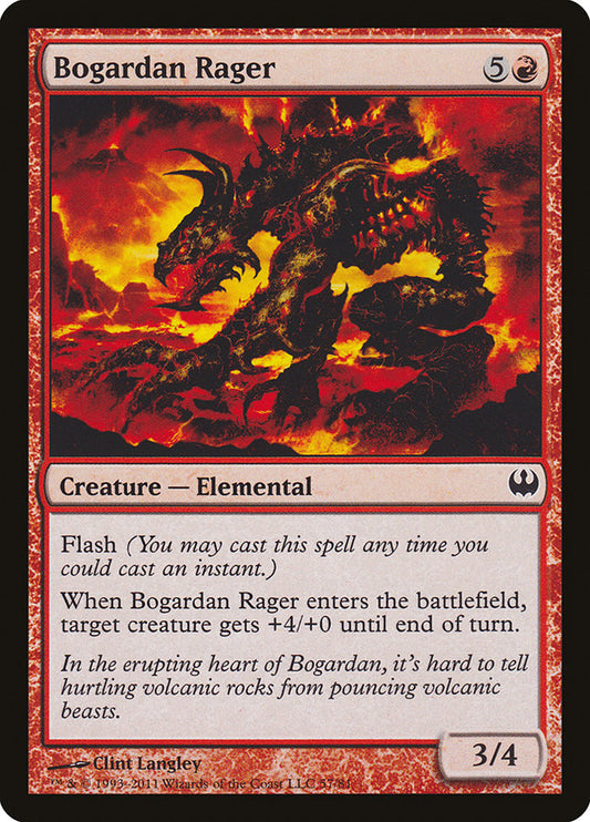Bogardan Rager: Duel Decks: Knights vs. Dragons