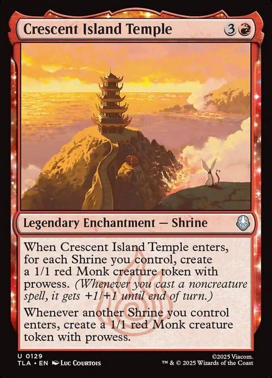 Crescent Island Temple - (Foil): Avatar: The Last Airbender