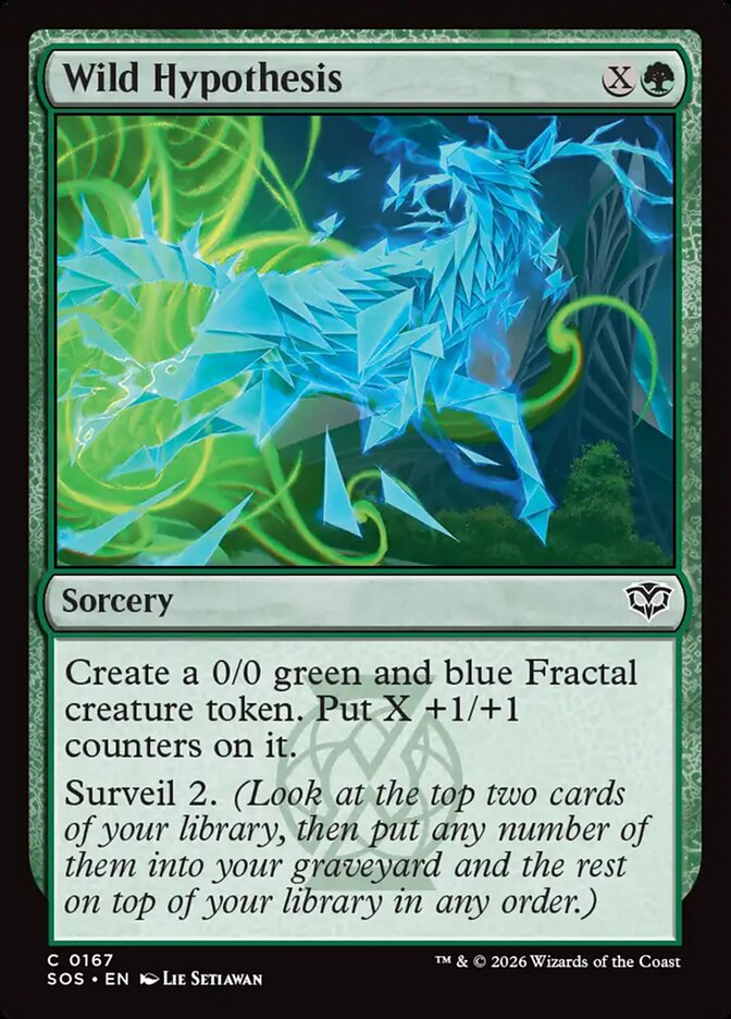 Wild Hypothesis - (Foil): Secrets of Strixhaven