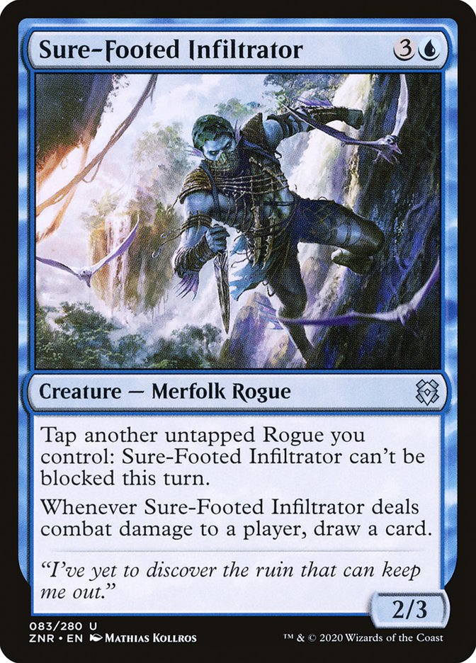 Sure-Footed Infiltrator: Zendikar Rising