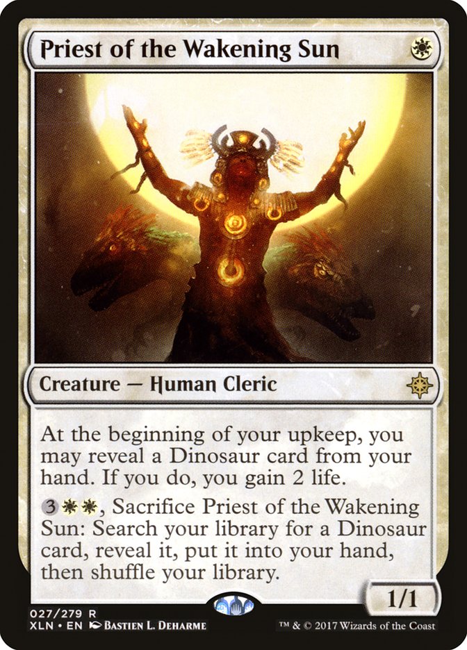 Priest of the Wakening Sun - (Foil): Ixalan