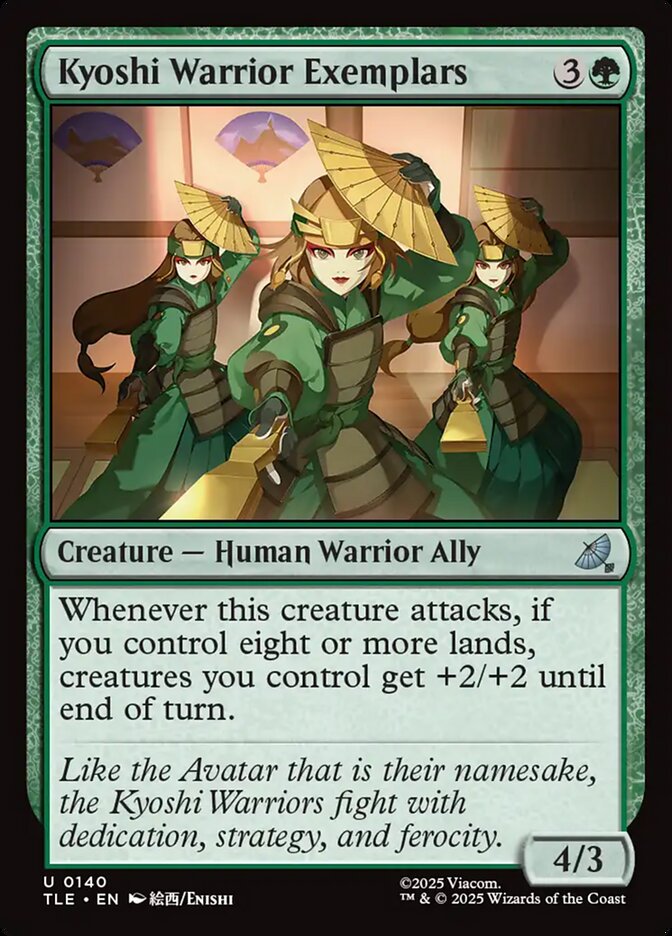 Kyoshi Warrior Exemplars - (Foil): Avatar: The Last Airbender Eternal