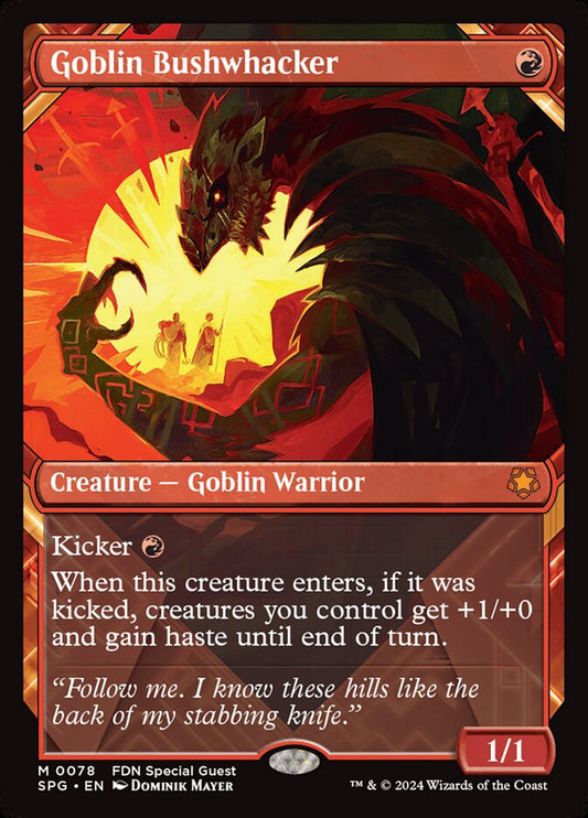 Goblin Bushwhacker (Showcase) - (Foil): Special Guests