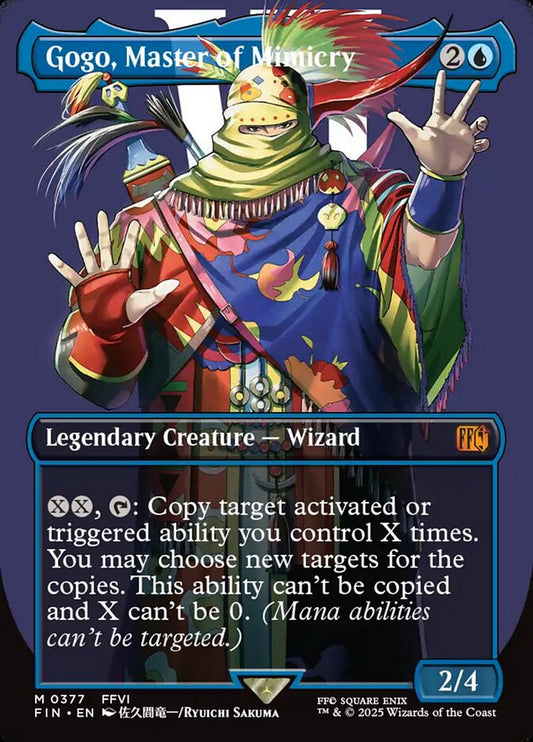 Gogo, Master of Mimicry (#377) (Borderless) - (Foil): Final Fantasy