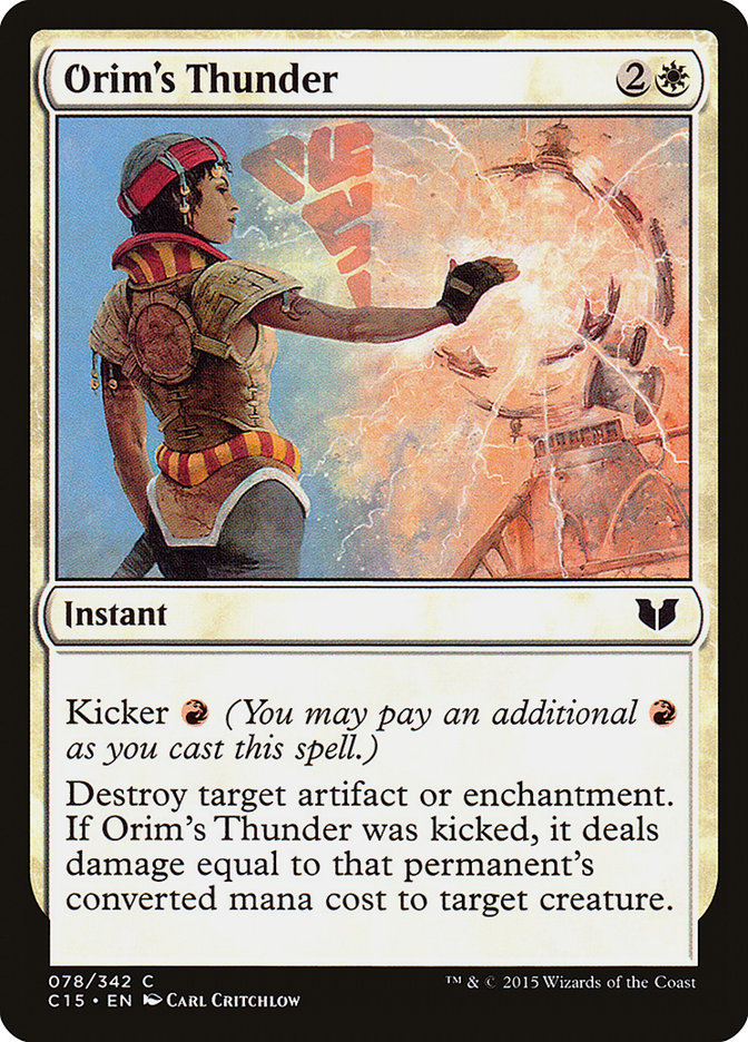 Orim's Thunder: Commander 2015