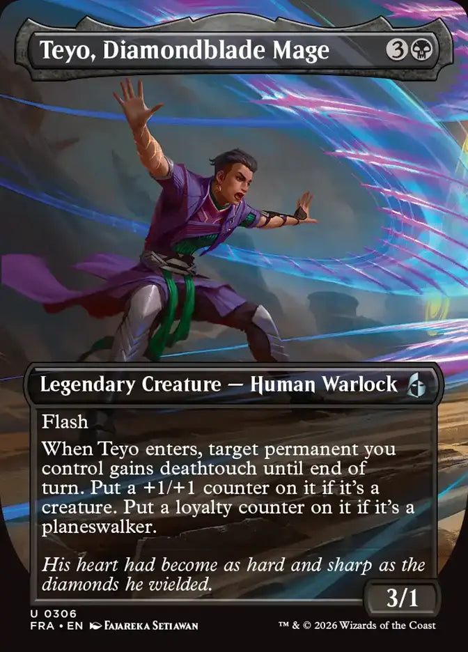 Teyo, Diamondblade Mage (Borderless) (#306)