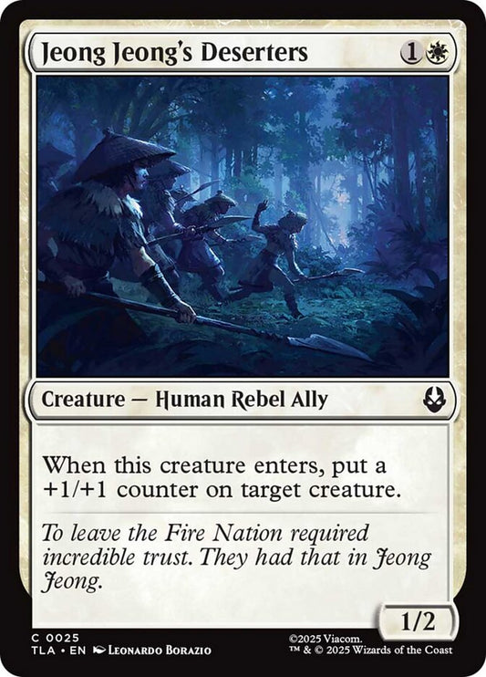 Jeong Jeong's Deserters - (Foil): Avatar: The Last Airbender