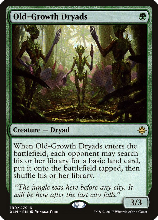 Old-Growth Dryads - (Foil): Ixalan