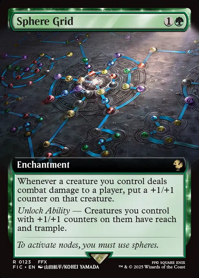 Sphere Grid (Extended Art): Final Fantasy Commander