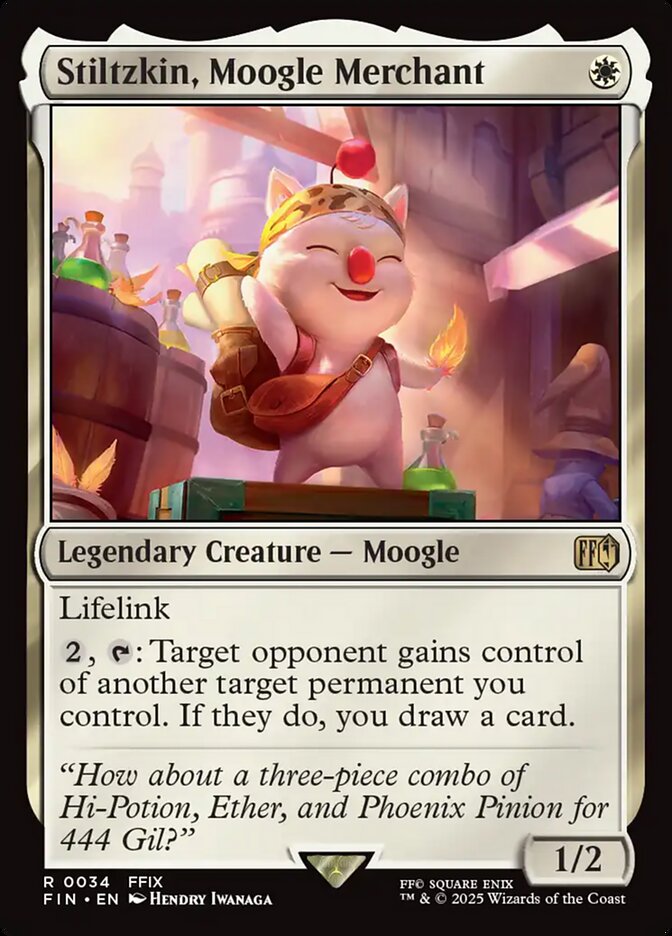 Stiltzkin, Moogle Merchant - (Foil): Final Fantasy