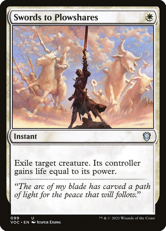 Swords to Plowshares: Crimson Vow Commander