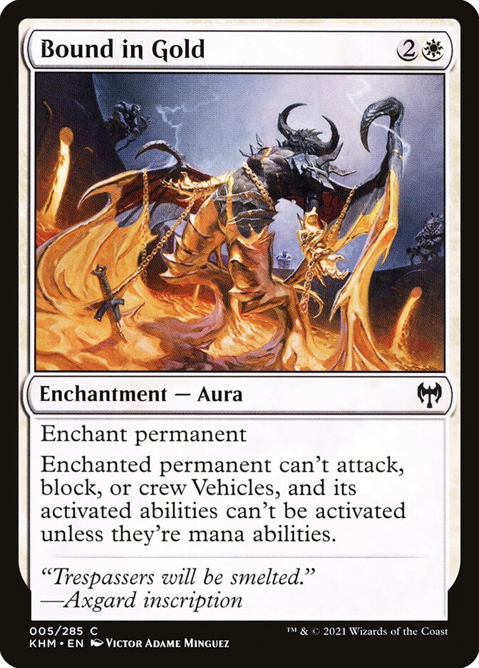 Bound in Gold - (Foil): Kaldheim