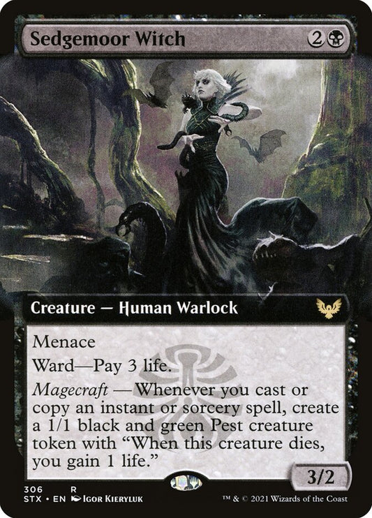 Sedgemoor Witch (Extended Art): Strixhaven: School of Mages