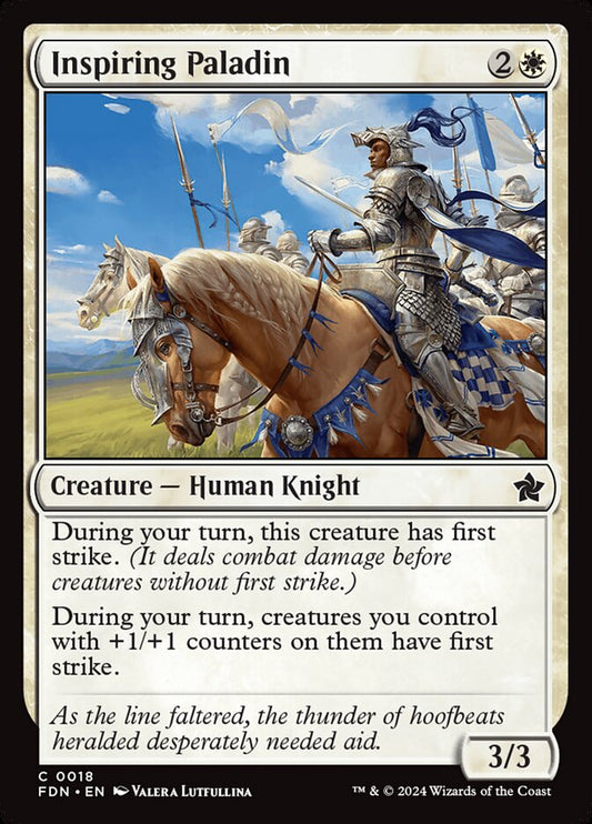 Inspiring Paladin - (Foil): Foundations