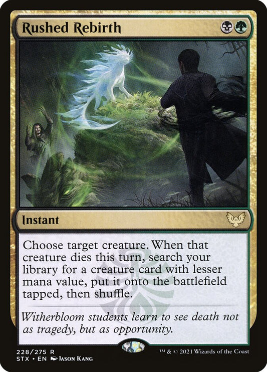 Rushed Rebirth - (Foil): Strixhaven: School of Mages