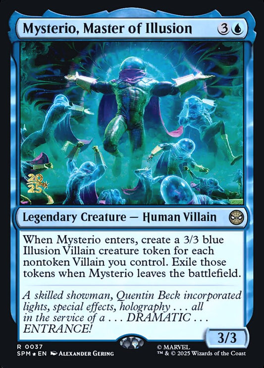 Mysterio, Master of Illusion (Prerelease) (Marvel's Spider-Man) - (Foil): Marvel's Spider-Man Promos