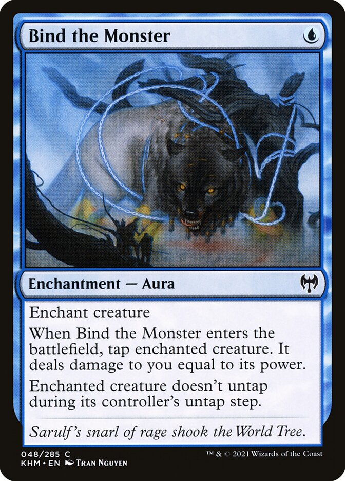 Bind the Monster - (Foil): Kaldheim