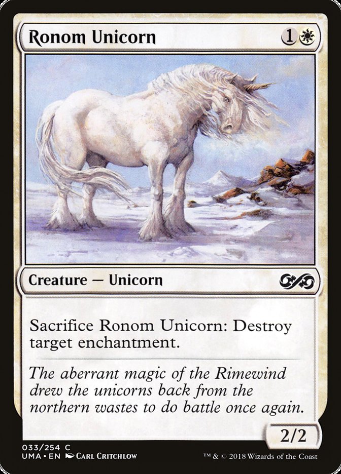 Ronom Unicorn - (Foil): Ultimate Masters
