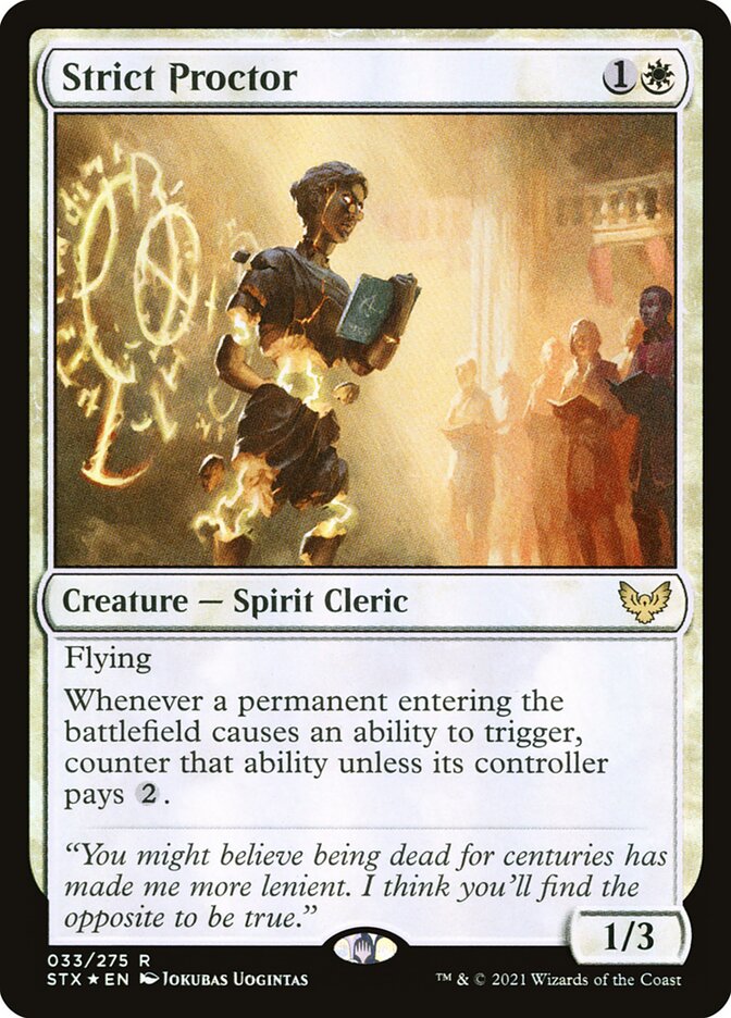 Strict Proctor - (Foil): Strixhaven: School of Mages