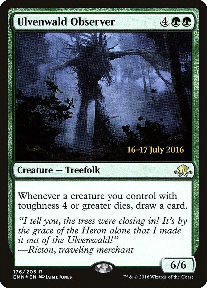 Ulvenwald Observer (Prerelease) (Eldritch Moon) - (Foil): Eldritch Moon Promos