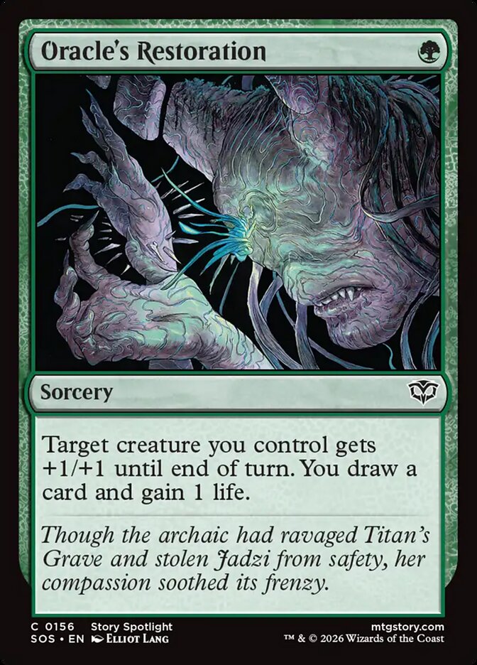 Oracle's Restoration: Secrets of Strixhaven