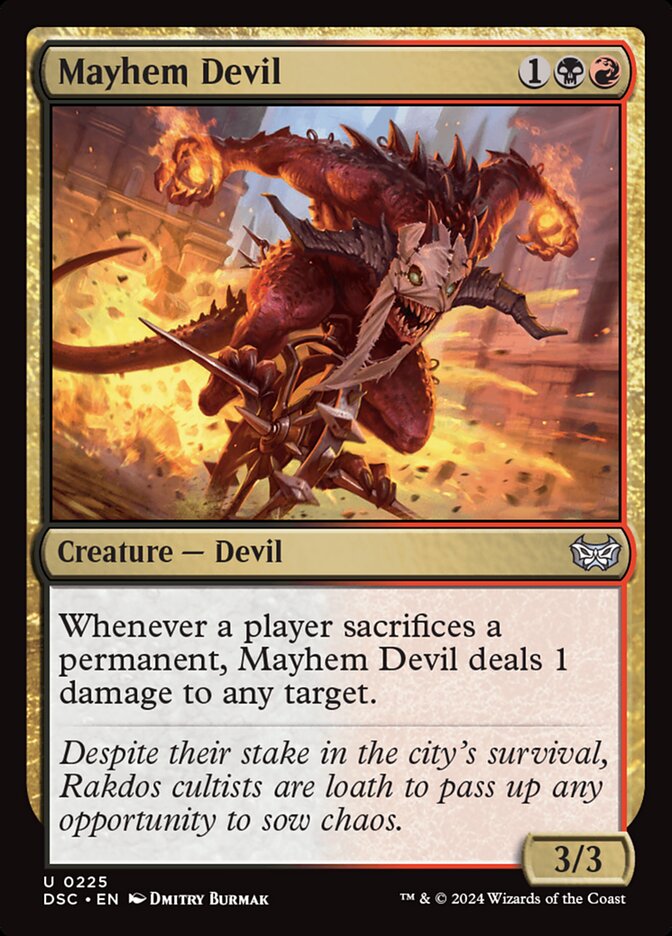 Mayhem Devil: Duskmourn: House of Horror Commander