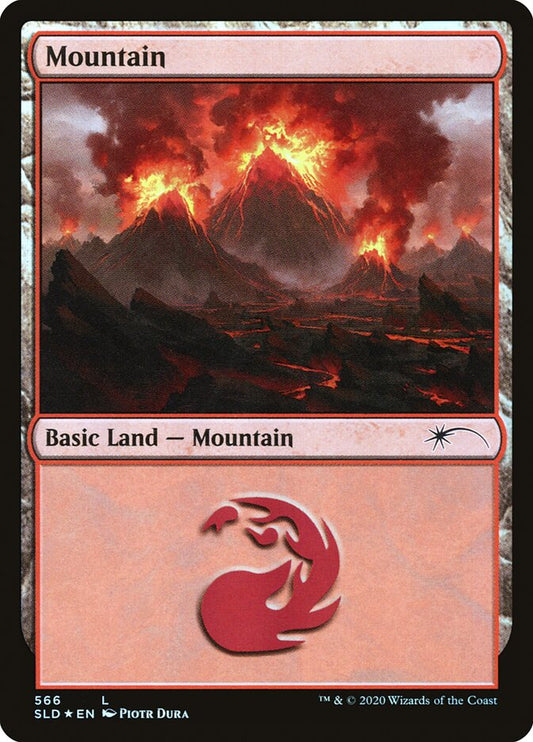Mountain (Secret Lair) (#566) - (Foil): Secret Lair Drop