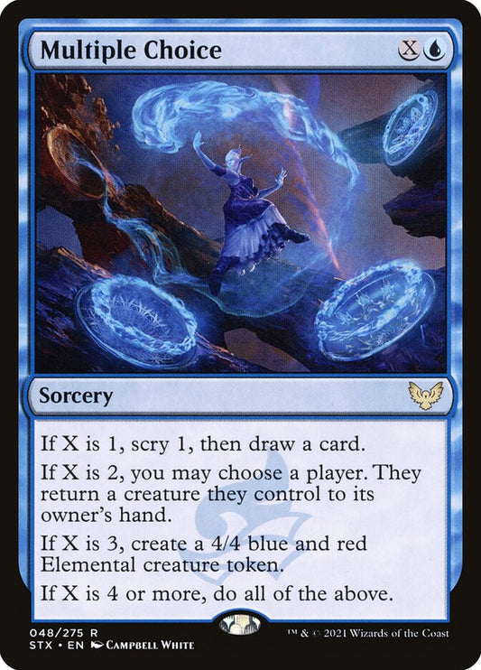 Multiple Choice - (Foil): Strixhaven: School of Mages
