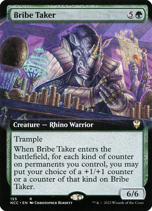 Bribe Taker (Extended Art): New Capenna Commander