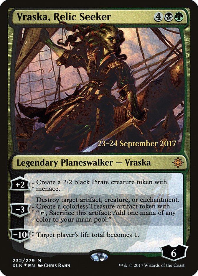 Vraska, Relic Seeker (Prerelease) (Ixalan) - (Foil): Ixalan Promos