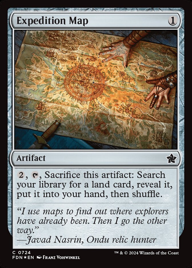 Expedition Map - (Foil): Foundations
