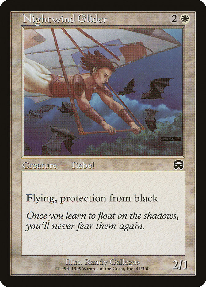 Nightwind Glider - (Foil): Mercadian Masques