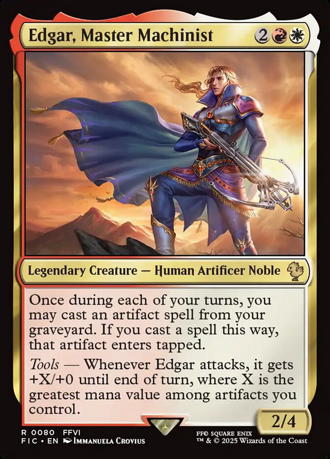Edgar, Master Machinist: Final Fantasy Commander