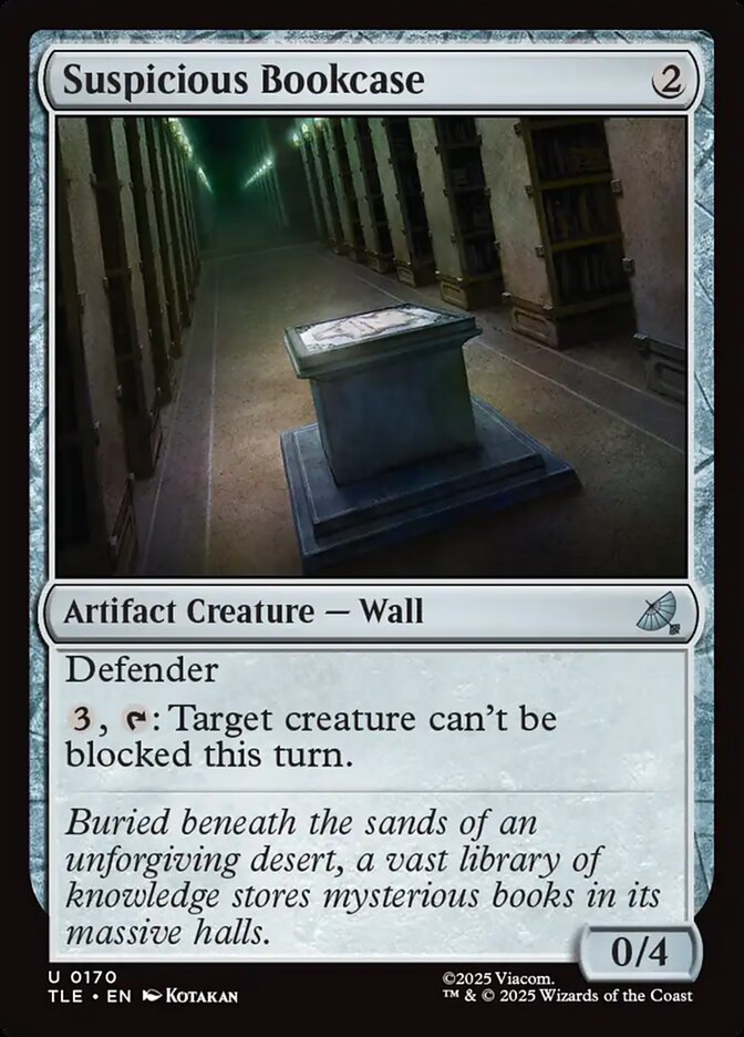 Suspicious Bookcase - (Foil): Avatar: The Last Airbender Eternal
