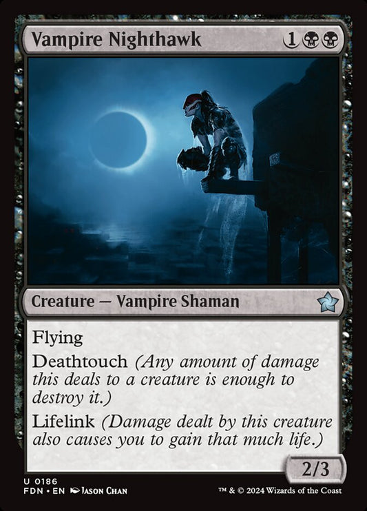 Vampire Nighthawk - (Foil): Foundations