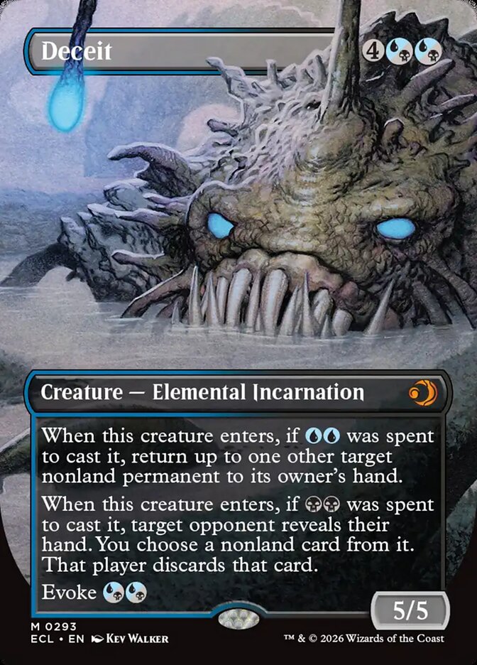 Deceit - (Foil): Lorwyn Eclipsed