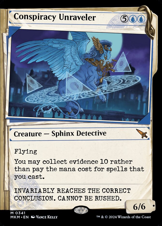 Conspiracy Unraveler (Showcase) - (Foil): Murders at Karlov Manor