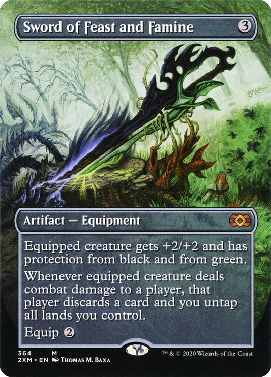 Sword of Feast and Famine (Borderless): Double Masters