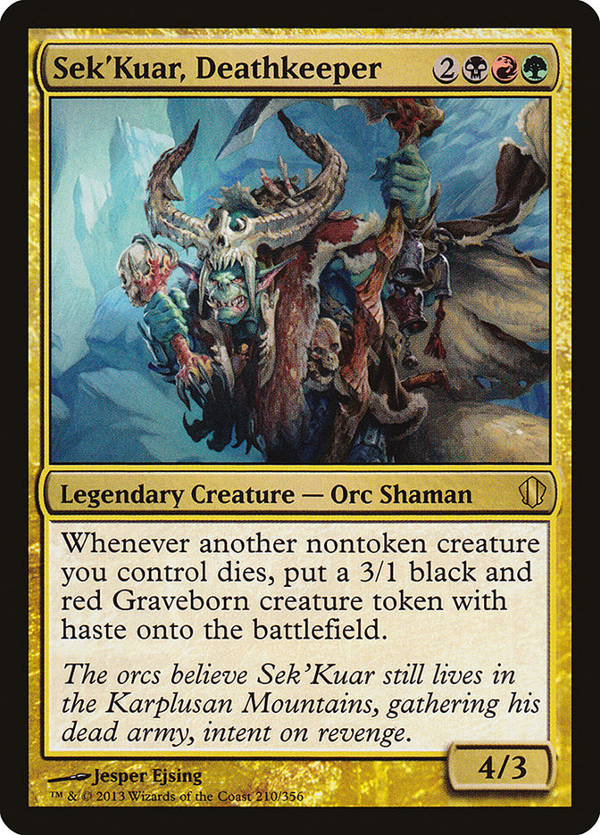 Sek'Kuar, Deathkeeper: Commander 2013