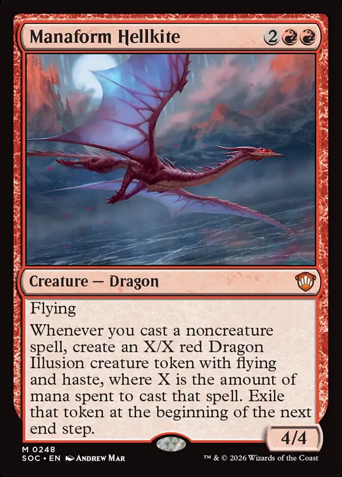 Manaform Hellkite: Secrets of Strixhaven Commander
