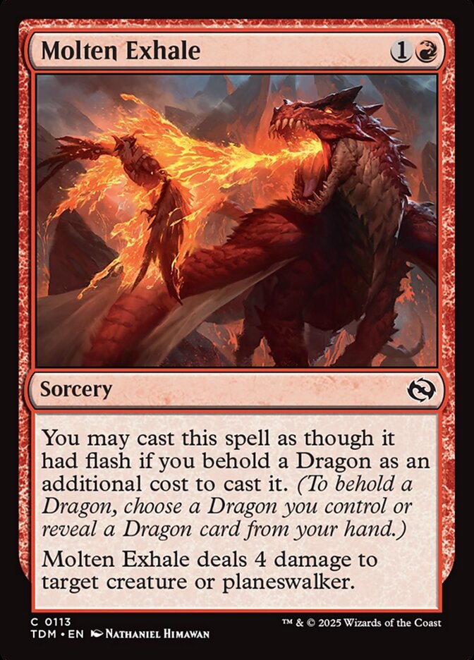 Molten Exhale: Tarkir: Dragonstorm