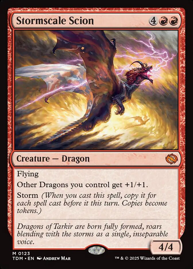 Stormscale Scion - (Foil): Tarkir: Dragonstorm